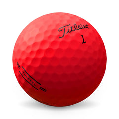 TITLEIST 2022 TRUFEEL DOZEN MATTE RED