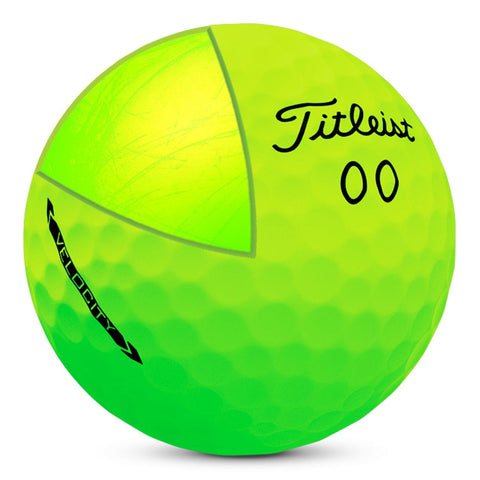 TITLEIST 2022 VELOCITY DOZEN MATTE GREEN DOUBLE DIGITS - Par-Tee Golf
