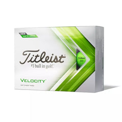 TITLEIST 2022 VELOCITY DOZEN MATTE GREEN DOUBLE DIGITS