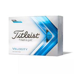 TITLEIST 2022 VELOCITY DOZEN MATTE BLUE DOUBLE DIGITS