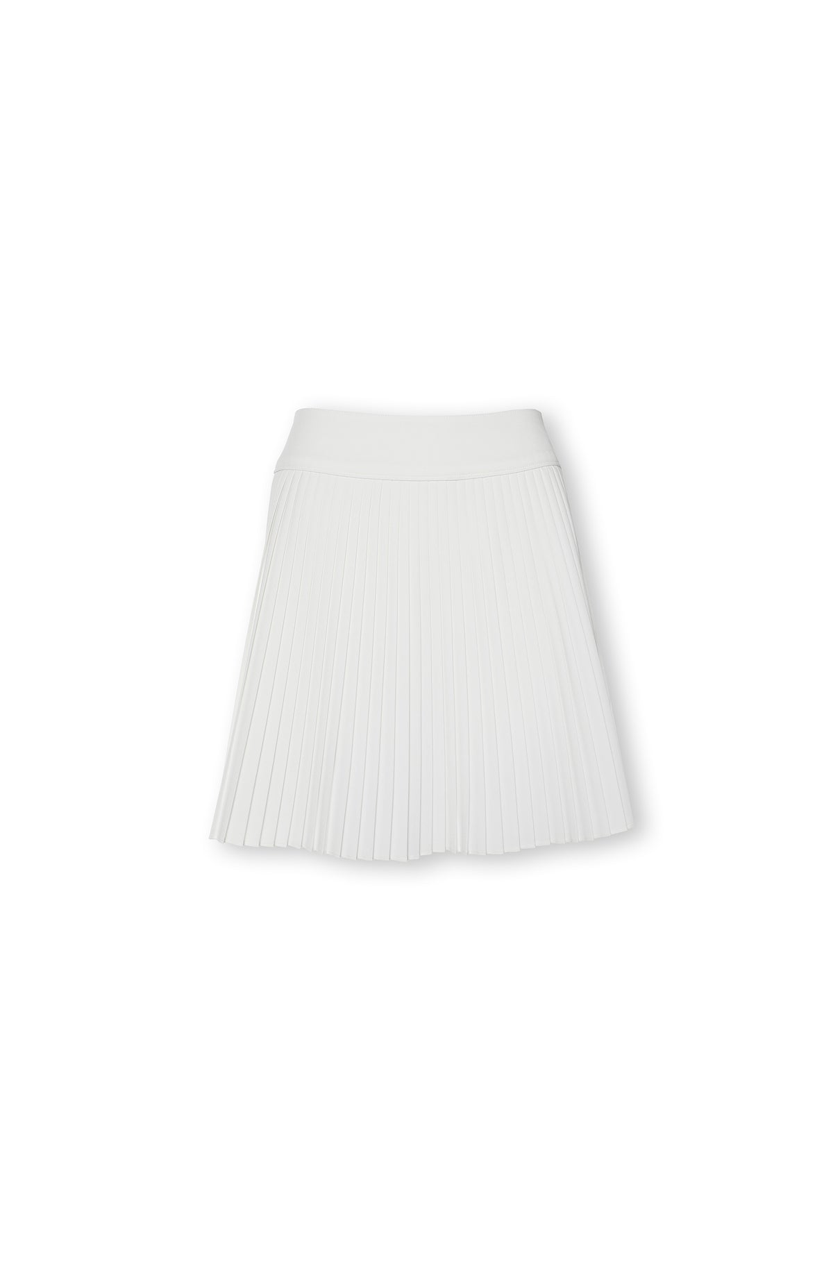 MCKAYSON FW22 WOMEN LINE PLEATED CULOTTE WHITE