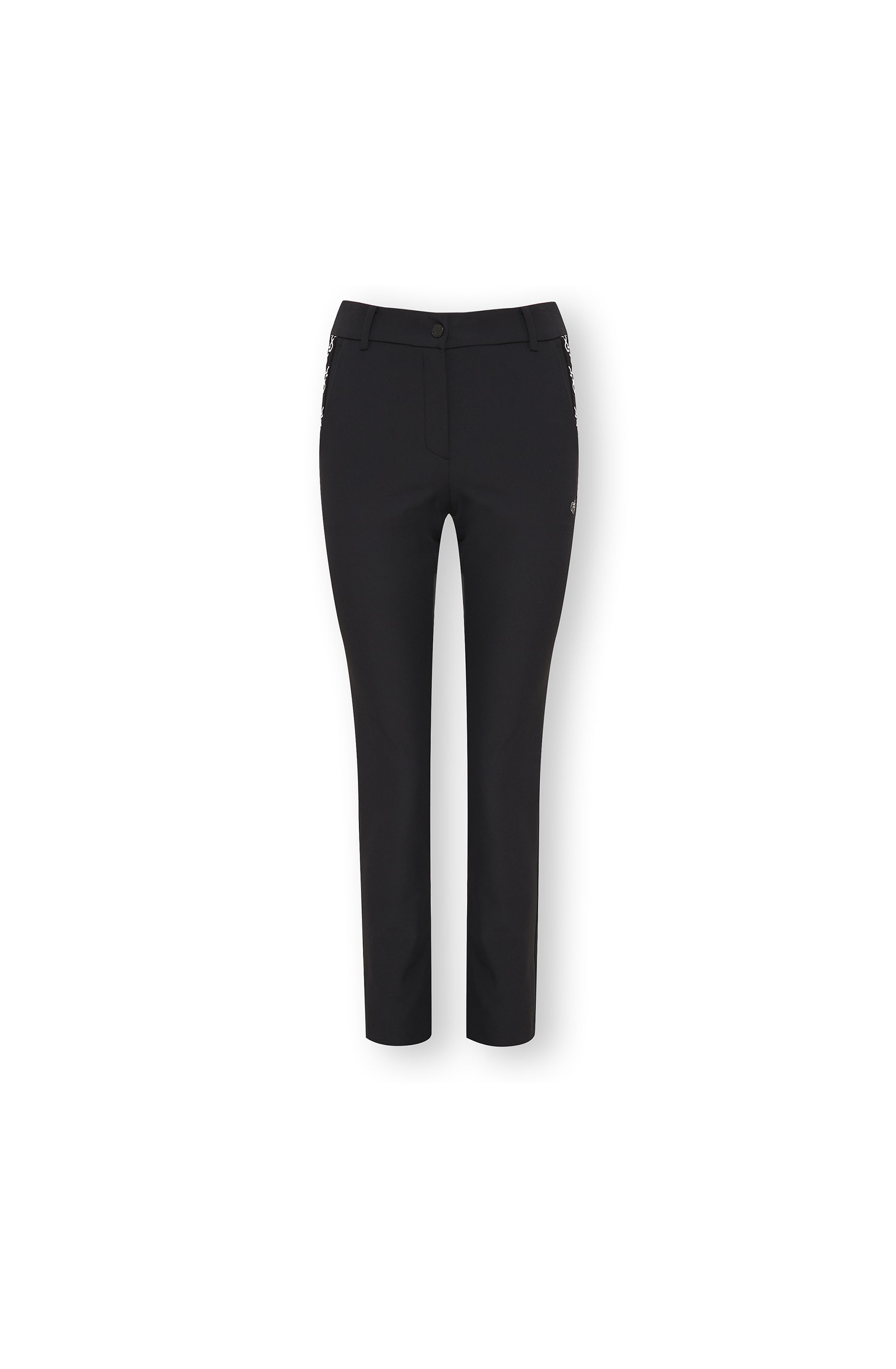 MCKAYSON FW22 WOMEN SLIM PANT BLACK