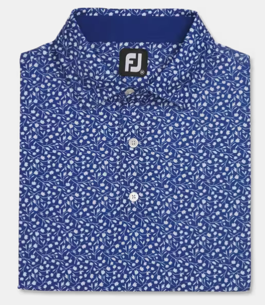Footjoy floral 2025 golf shirt