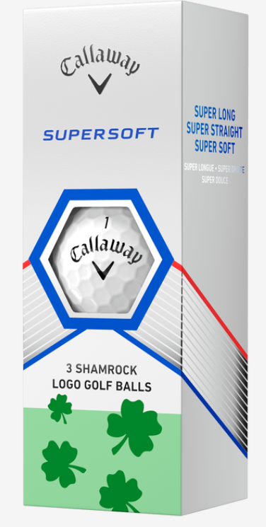 CALLAWAY 2023 SUPERSOFT GOLF BALLS (SHAMROCK)