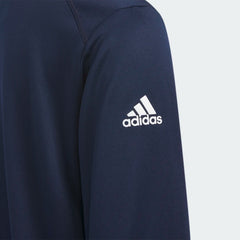 ADIDAS 23SS JUNIOR HEATHER QUARTER ZIP PULLOVER