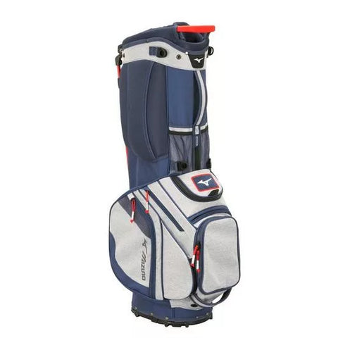 MIZUNO BR-DX 14-WAY HYBRID STAND BAG  HEATHERED GREY/NAVY - Par-Tee Golf