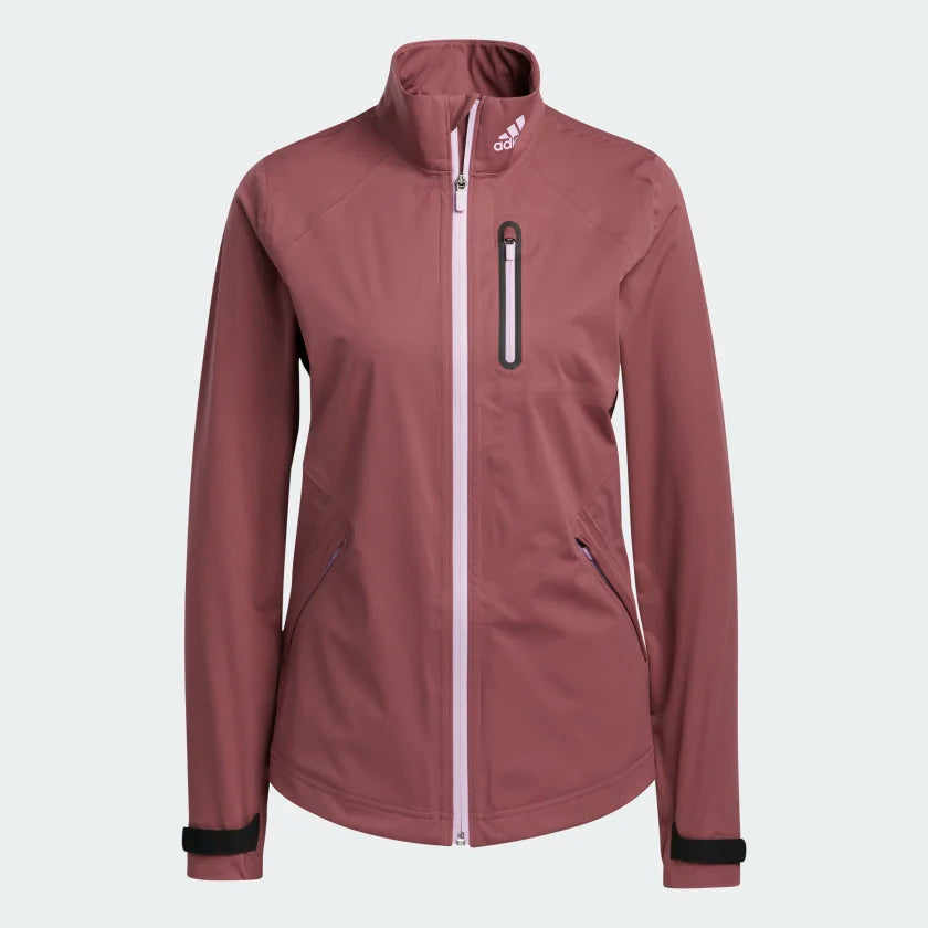 ADIDAS FW22 WOMEN RAIN.RDY JACKET BURGUNDY