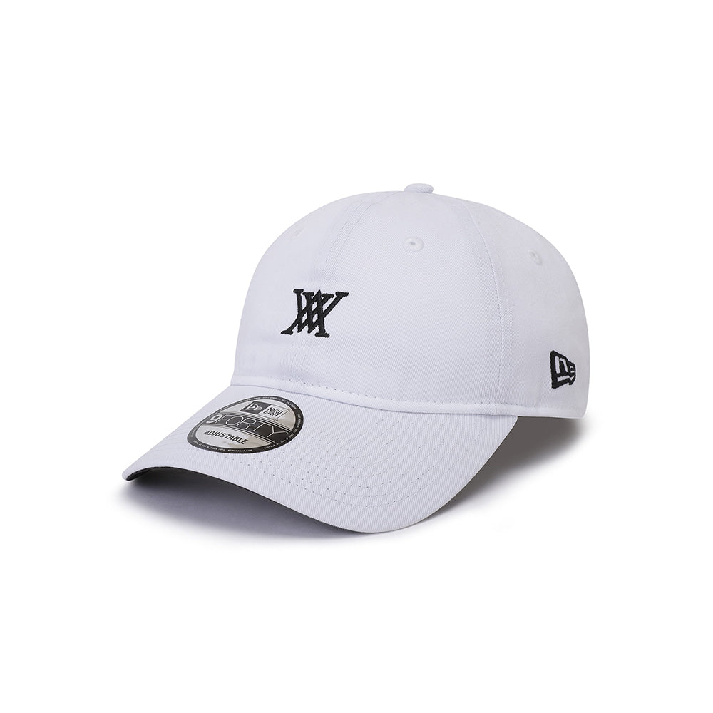 ANEW X NEWERA 23SS SMALL LOGO BALL CAP WHITE