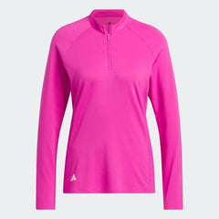 ADIDAS WOMEN 23SS QUARTER-ZIP LONG SLEEVE GOLF POLO SHIRT – Par