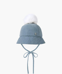 FAIRLIAR FOX CORDUROY OVER HAT CERAMIC BLUE ONE SIZE