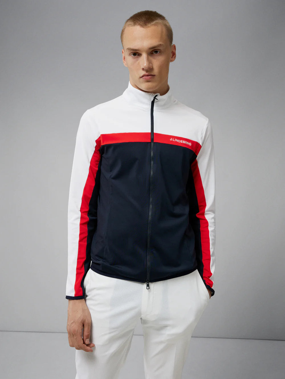 J.LINDEBERG 23SS M JARVIS MID LAYER NAVY S