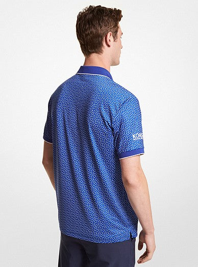 MICHAEL KORS SS23 Mens Printed Stretch Golf Shirt