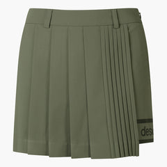 DESCENTE FW22 WOMEN UNBALANCED PLEATED SKIRT