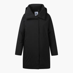 DESCENTE FW22 WOMEN HOODED COAT DOWN OUTER BLACK