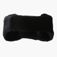 DESCENTE FW22 WOMEN FUR EARMUFFS FREE BLACK