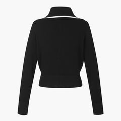 DESCENTE 23SS WOMEN WIDE COLLAR CARDIGAN