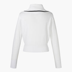 DESCENTE 23SS WOMEN WIDE COLLAR CARDIGAN