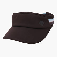 DESCENTE 23SS W CARTOON RIBBON SUNVISOR BROWN