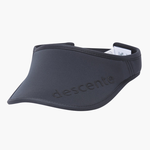 DESCENTE 23SS W SUPER SOLID SUNVISOR BLACK