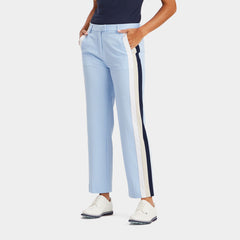 G/FORE 23SS WOMEN SIDE STRIPE LUXE 4-WAY STRETCH TWILL TROUSER SKY