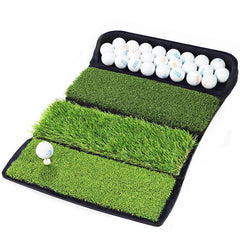 ENHUA GOLF FOLDING 4-IN-1 TURF GOLF MAT