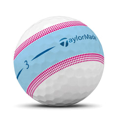 TAYLORMADE 2022 TOUR RESPONSE STRIPE GOLF BALLS DOZEN PACK (BLUE PINK)