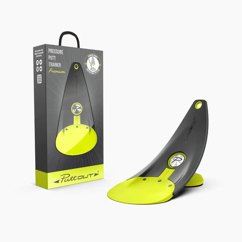 PUTTOUT PREMIUM PRESSURE PUTT TRAINER LIME GREEN - Par-Tee Golf