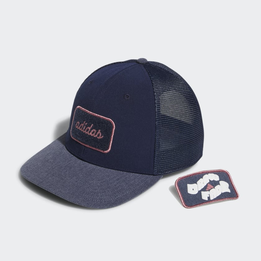 ADIDAS 23SS TWO-IN-ONE HAT WITH REMOVABLE PATCH ONE SIZE NAVY