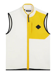 J.LINDEBERG FW22 MEN ZEKE PILE VEST A003 Cloud White