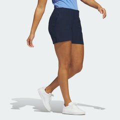 ADIDAS 23SS WOMEN'S PINTUCK 5-INCH PULL-ON GOLF SHORTS