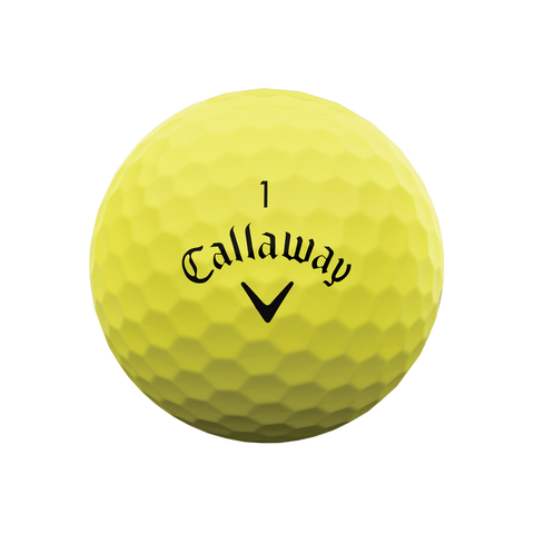 CALLAWAY 2023 SUPERSOFT GOLF BALLS (YELLOW)