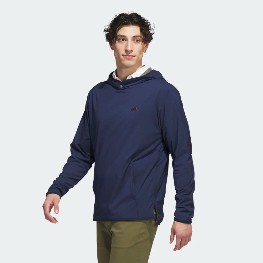 ADIDAS SS23 MEN GO-TO LIGHTWEIGHT WIND.RDY GOLF HOODIE - NAVY / S