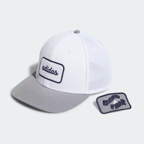 ADIDAS 23SS TWO-IN-ONE HAT WITH REMOVABLE PATCH ONE SIZE WHITE
