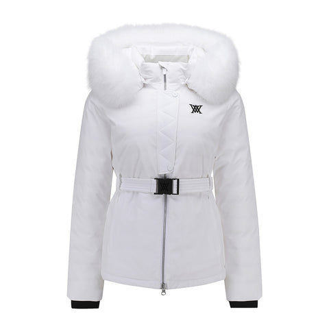 ANEW 22FW WOMEN Middle Length Middle Down Jacket WHITE