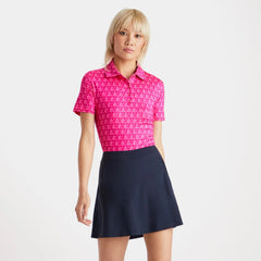 G/FORE WOMEN 23SS MINI G'S TECH JERSEY POLO PINK