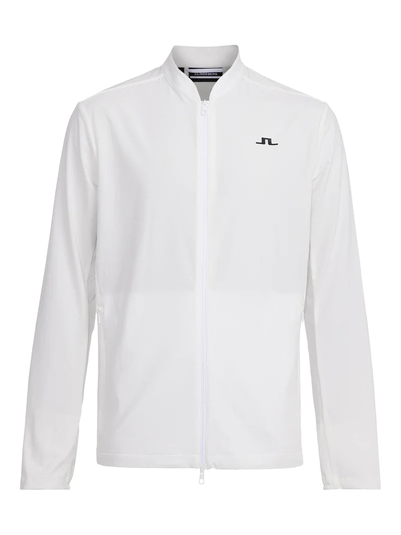 J.LINDEBERG S22 MEN KV HYBRID GOLF JACKET WHITE