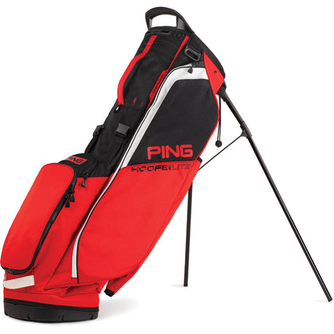 PING HOOFER LITE 231C STAND BAG RED/BLACK/WHITE - Par-Tee Golf