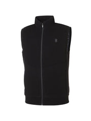 W.ANGLE FW22 MEN PADDED HYBRID FULL OPEN VEST BLACK