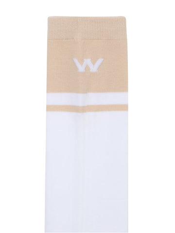 W.ANGLE 23SS W LOGO KNEE SOCKS - Par-Tee Golf