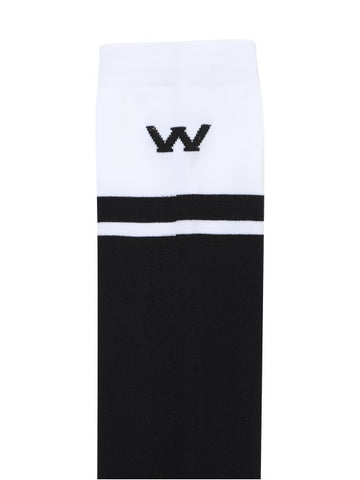 W.ANGLE 23SS W LOGO KNEE SOCKS - Par-Tee Golf