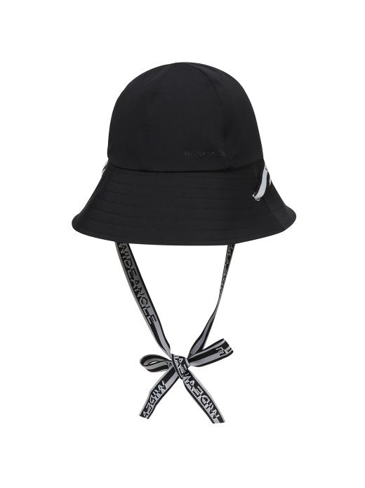 W.ANGLE WIDE HAT ONE SIZE BLACK