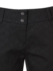 W.ANGLE FW22 WOMEN MONOGRAM BOOTCUT PANTS