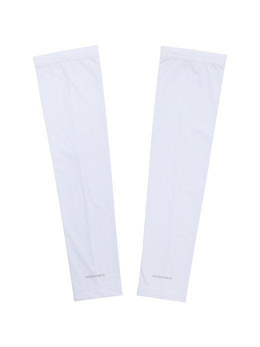 W.ANGLE UNISEX COOL ARM COVER WHITE