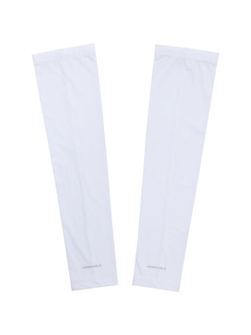 W.ANGLE UNISEX COOL ARM COVER WHITE