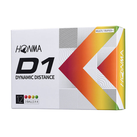 HONMA 2022 D1 GOLF BALLS DOZEN MULTI - Par-Tee Golf
