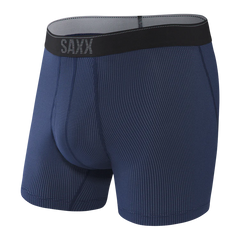 SAXX QUEST Quick Dry Mesh Boxer Brief MIDNIGHT BLUE